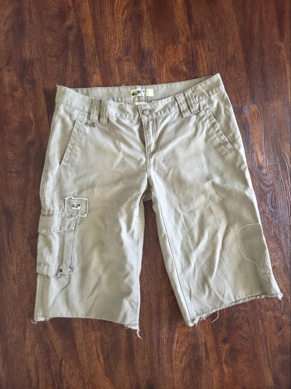 VINTAGE Y2K JAPAN ROXY Khaki Cargo SHORTS